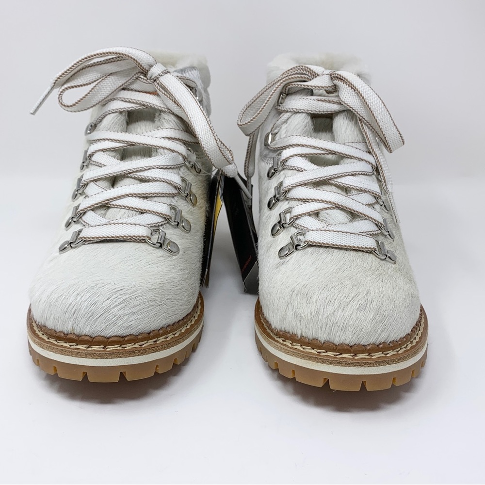 NEW La Montelliana 1965 Margherita Pony Hair & Shearling Boots (Sz 37) Cream - Picture 3 of 16